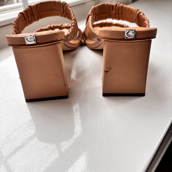 GUESS Aindrea Nude Sandal with block heel - Picture 3 of 5